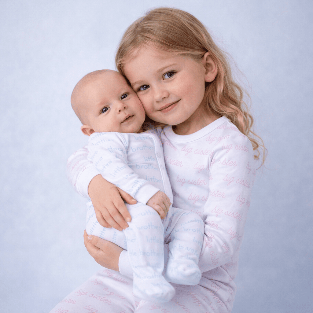 Magnolia Baby Big Sister Print Long Pajamas - Persnickety Shop