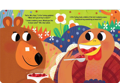 Turkey Gobble (Crunchy Board Books) by Allison Black (Illustrator), Little Bee Books (Author)
