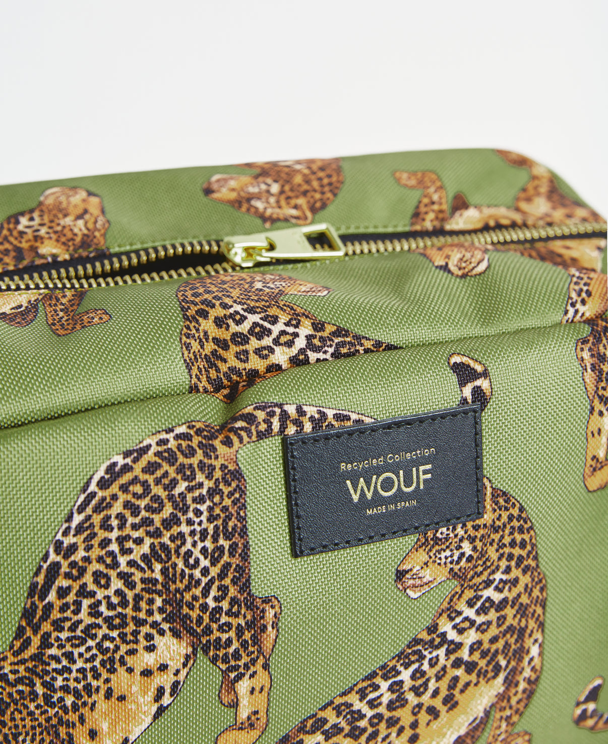 Olive Leopard Large Toiletry Bag - Persnickety Shop