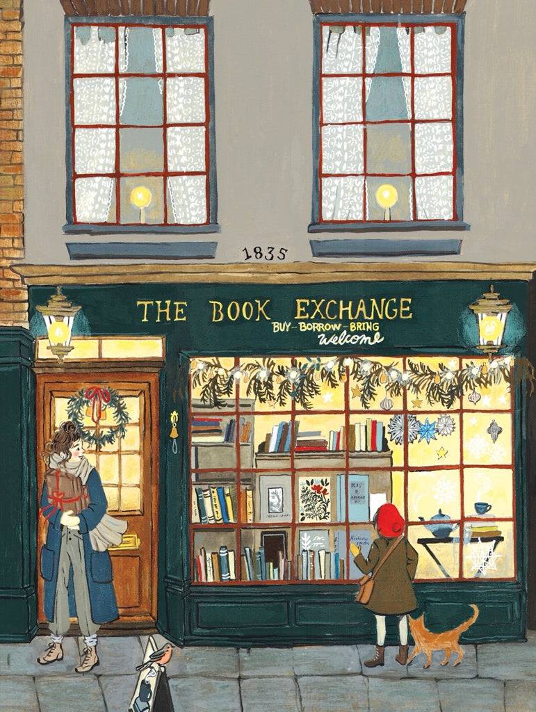 THE BOOK EXCHANGE 1000 PIECE JIGSAW PUZZLE - Persnickety Shop