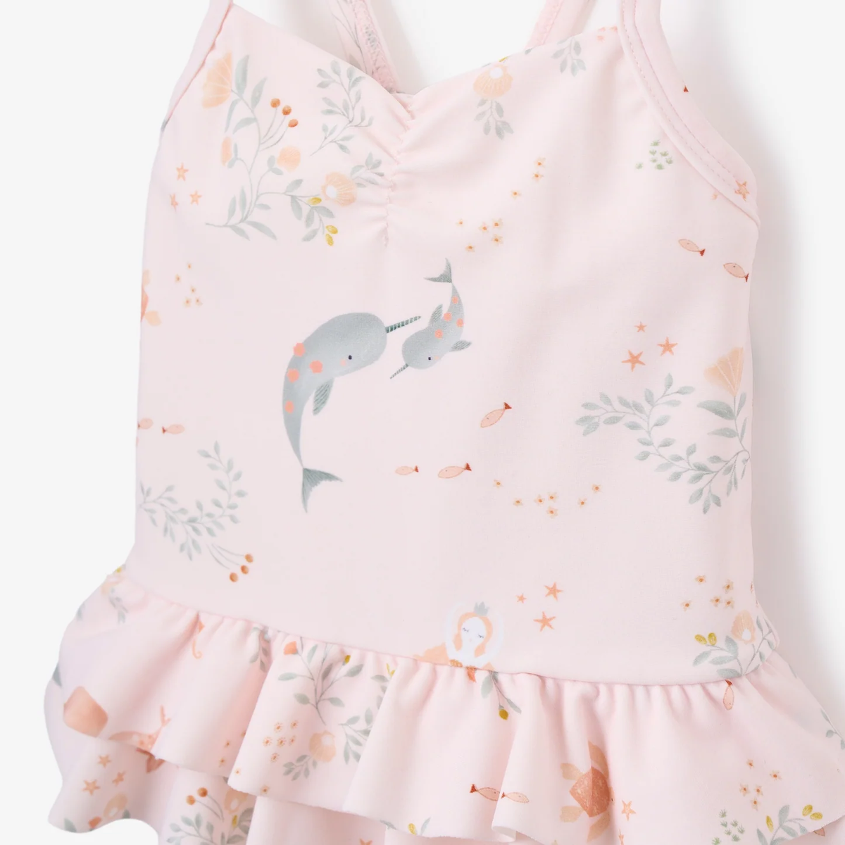 PINK SEA MAGIC BABY RUFFLE SWIMSUIT - Persnickety Shop