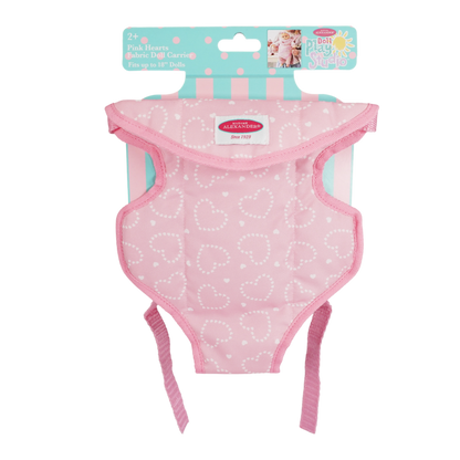 Pink Hearts Fabric Carrier - Persnickety Shop