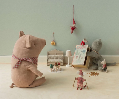 PREORDER MAILEG NEW Kitchen bench, Mouse - Light sand