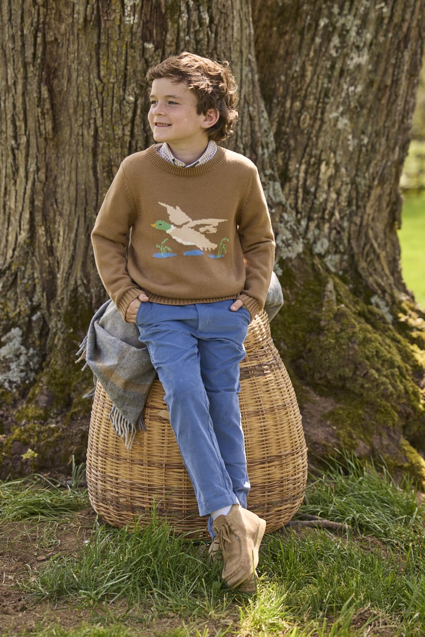 Little English Intarsia Sweater - Flying Mallard
