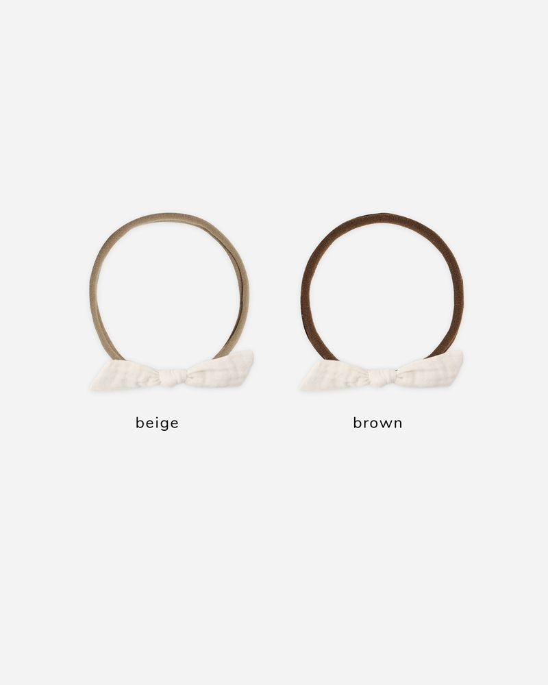 LITTLE KNOT HEADBAND NATURAL - Persnickety Shop