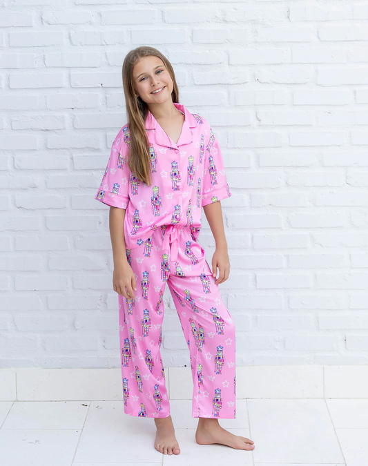 Sunshine Society Kids Silky Nutcracker Pajamas - Persnickety Shop