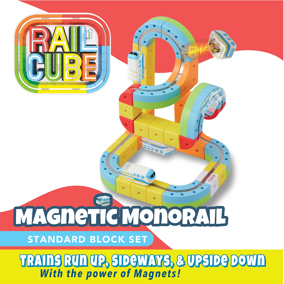 Rail Cube Magnetic Monorail Starter Set - Persnickety Shop