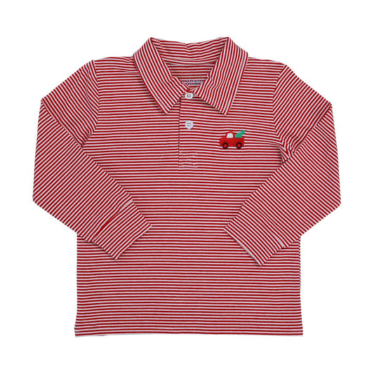 Christmas Truck Polo - Itsy Bitsy - Persnickety Shop
