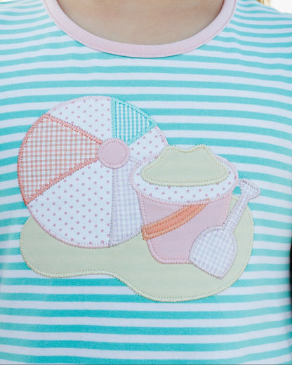 Jellybean Beach Days Flutter Dress - Persnickety Shop