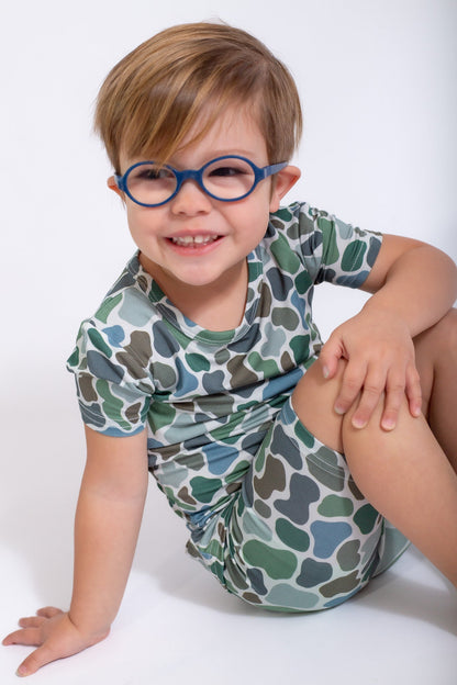 GOOSIES Short Sleeve Pajamas- Camo