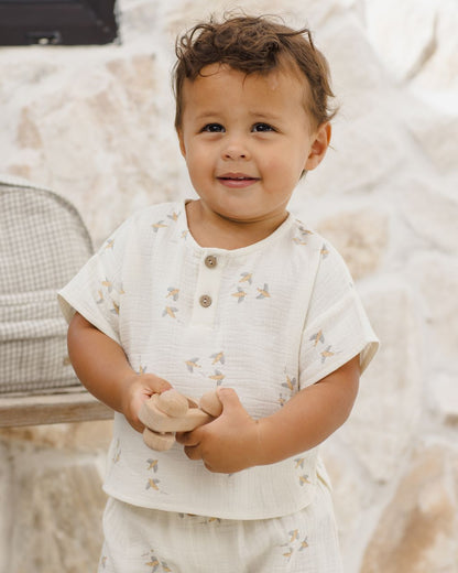 Mini Backpack || Sage Gingham - Persnickety Shop