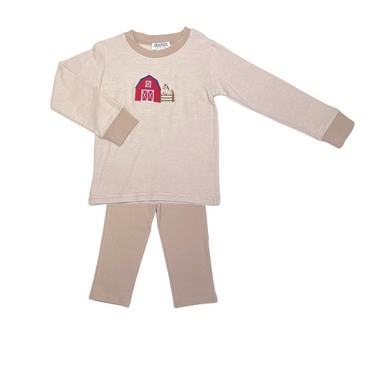 Ishtex FARM APPLIQUE BOY'S T-SHIRT