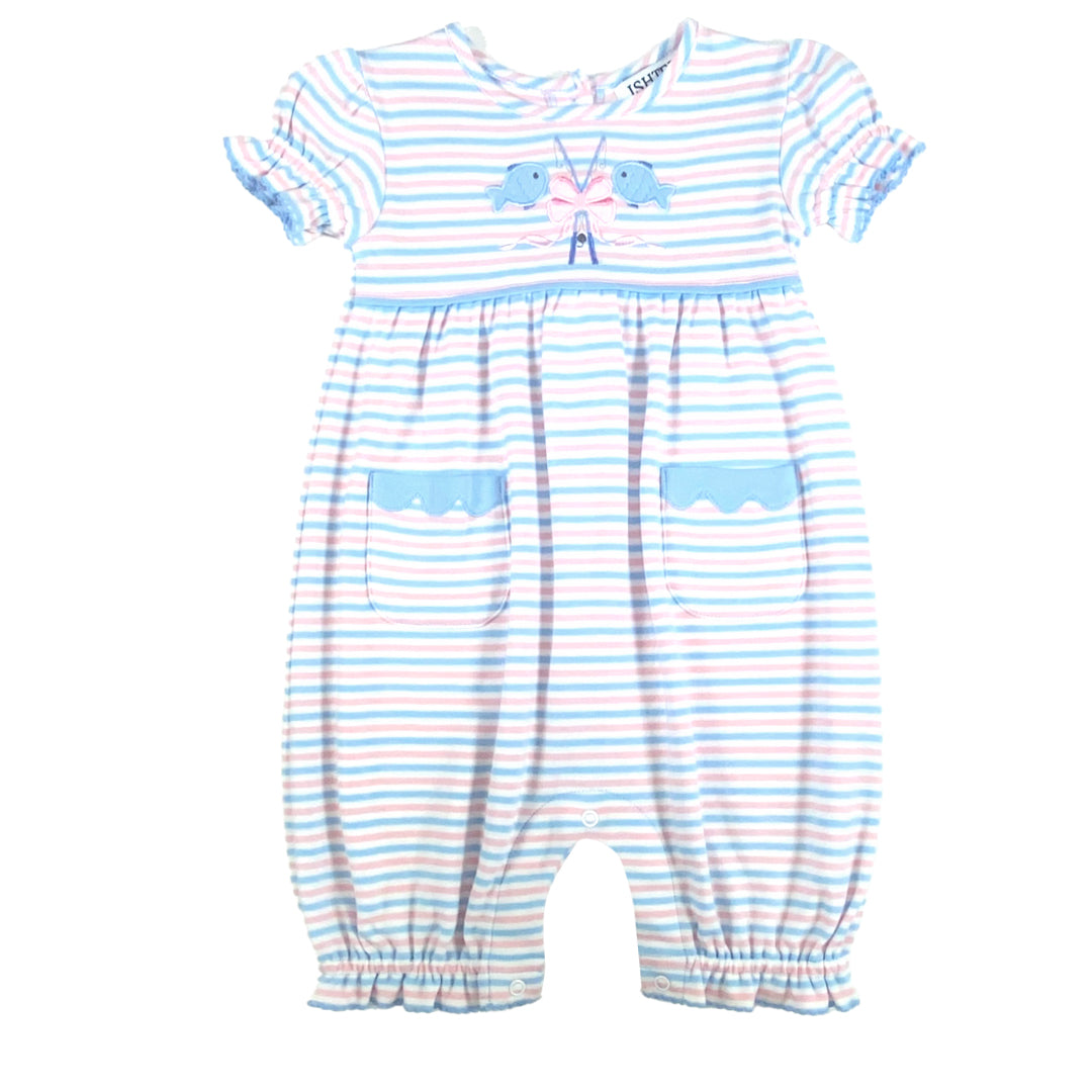 Ishtex Fishing Girls Romper - Persnickety Shop