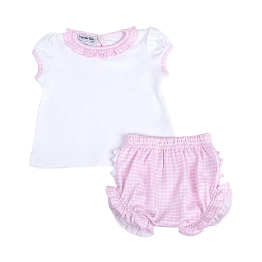 Magnolia Baby New Beginnings Pink Diaper Cover Set - Persnickety Shop