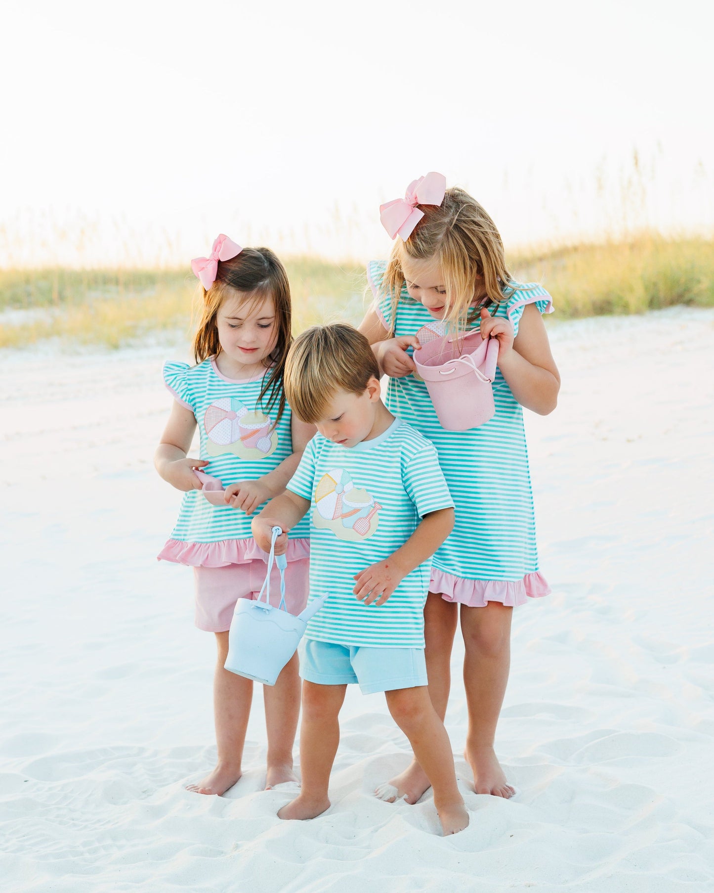 Jellybean Beach Days Flutter Dress - Persnickety Shop