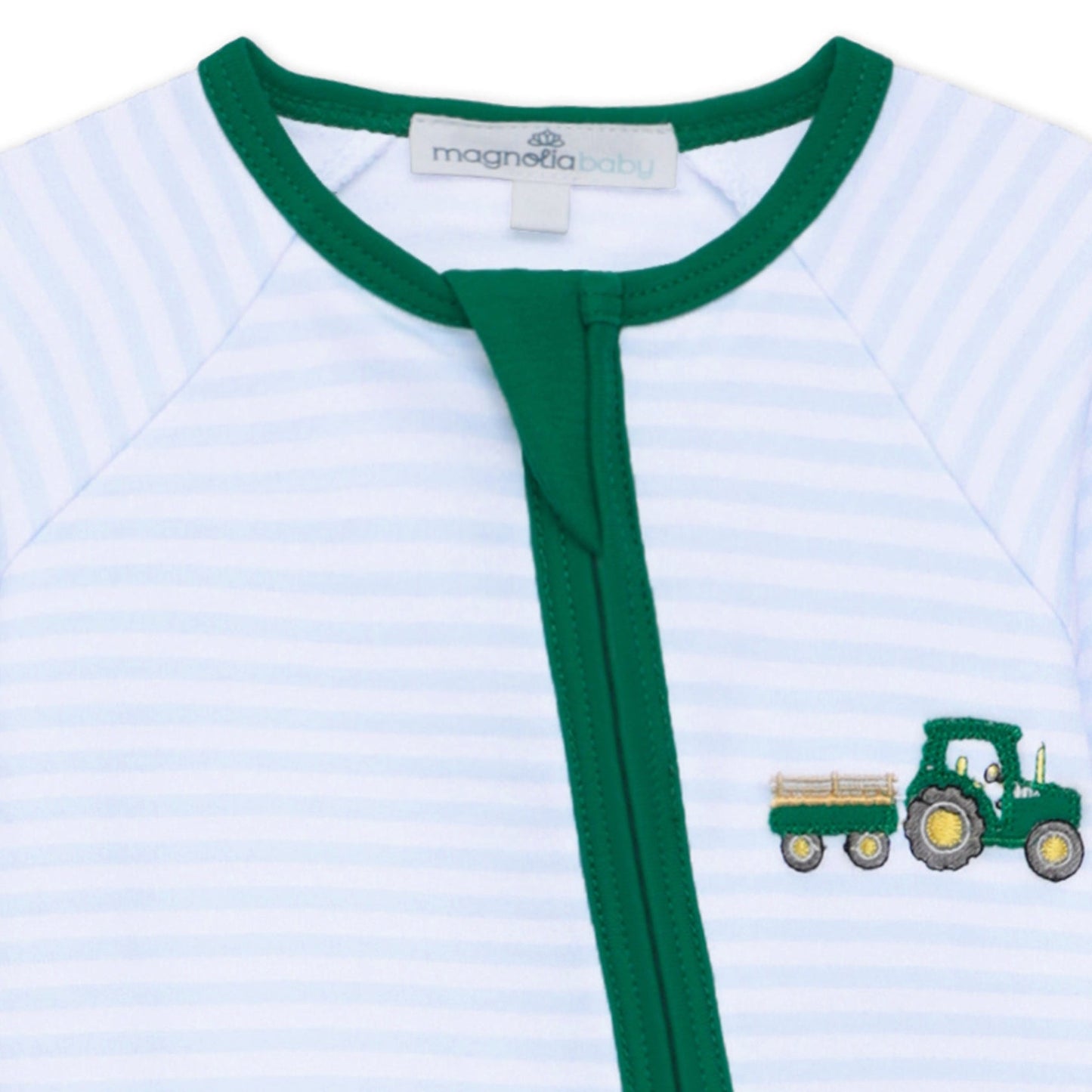 MAGNOLIA BABY Little Farmer Applique Zip Playsuit - Persnickety Shop