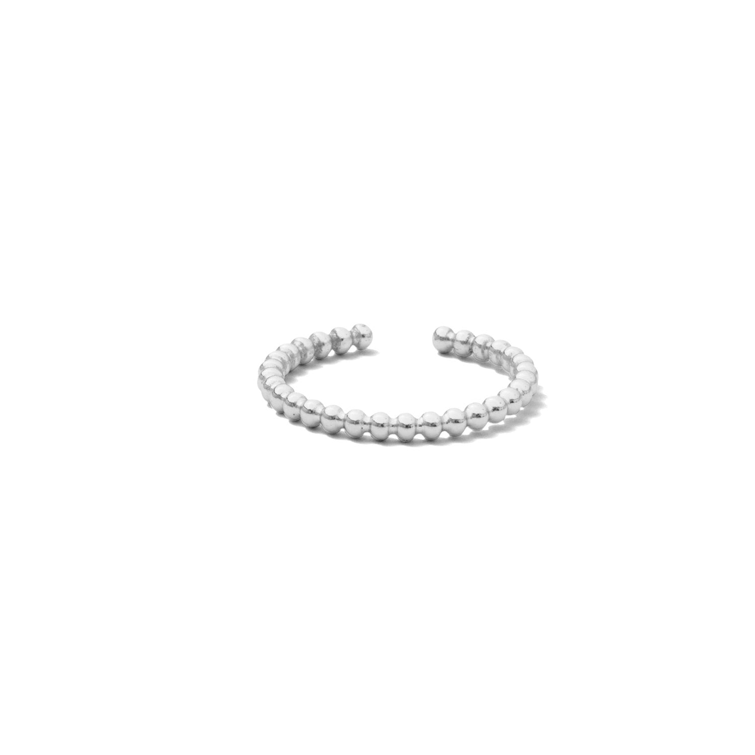 Super Delicate Adjustable Dot Ring Silver - Persnickety Shop