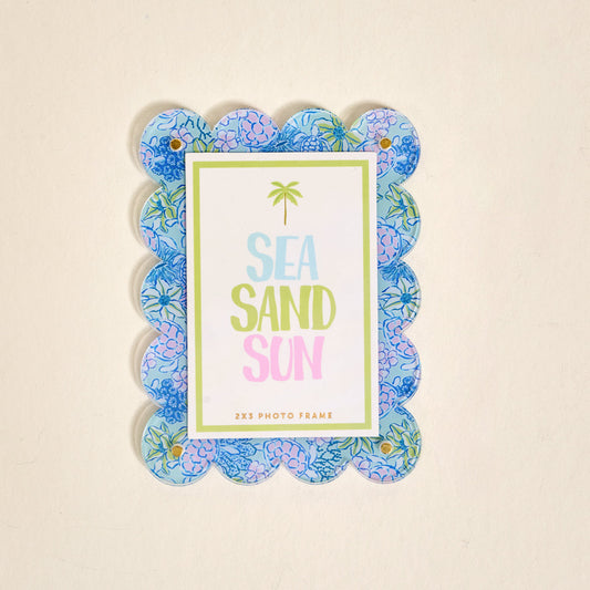 Coastal Cove Mini Acrylic Picture Frame Magnet - Persnickety Shop