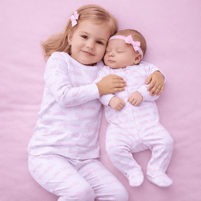 Magnolia Baby Big Sister Print Long Pajamas - Persnickety Shop