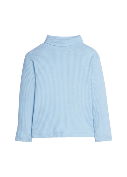 Bisby Ribbed Turtleneck - Ice Blue