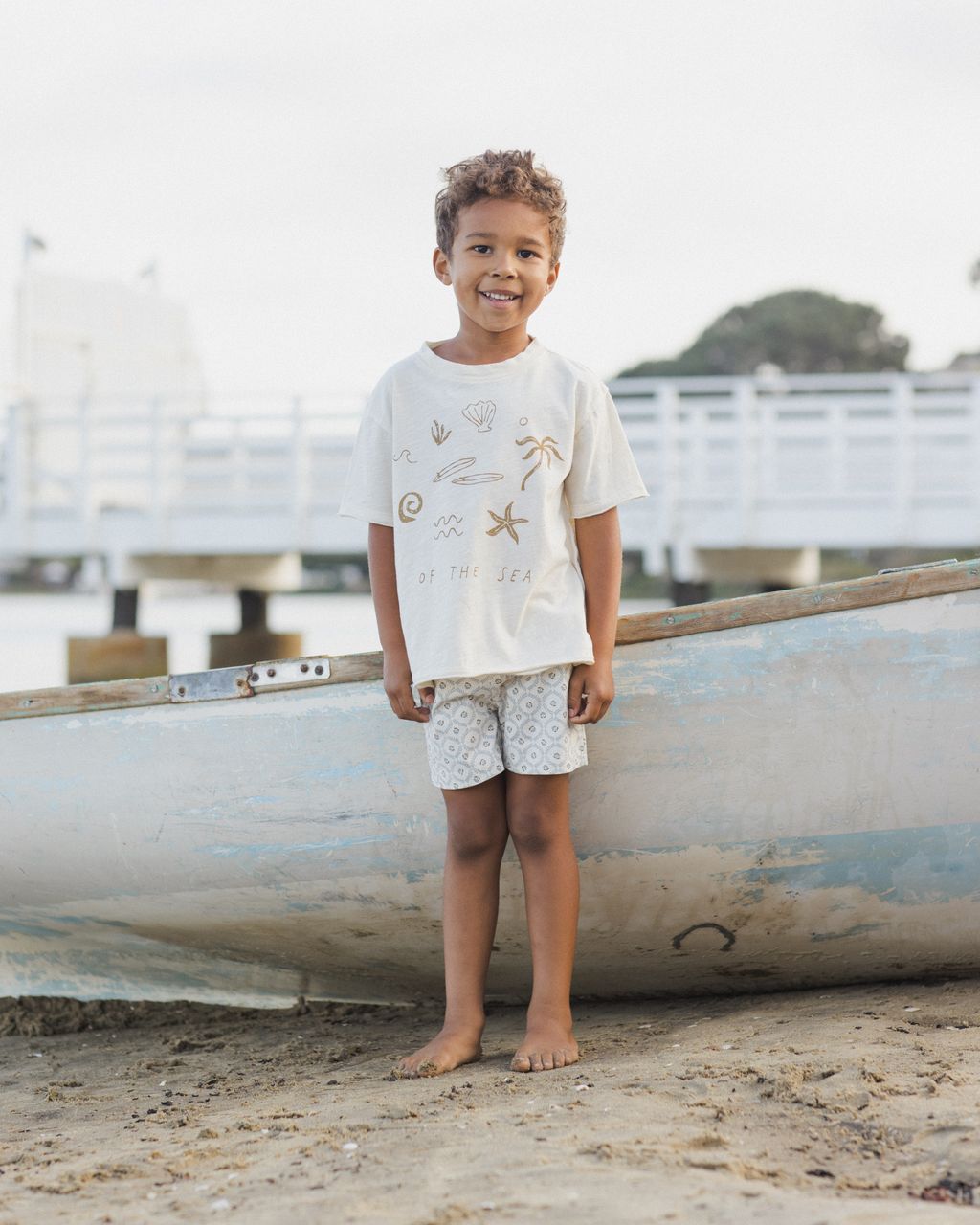 BOARDSHORT GREEN FLEUR - Persnickety Shop