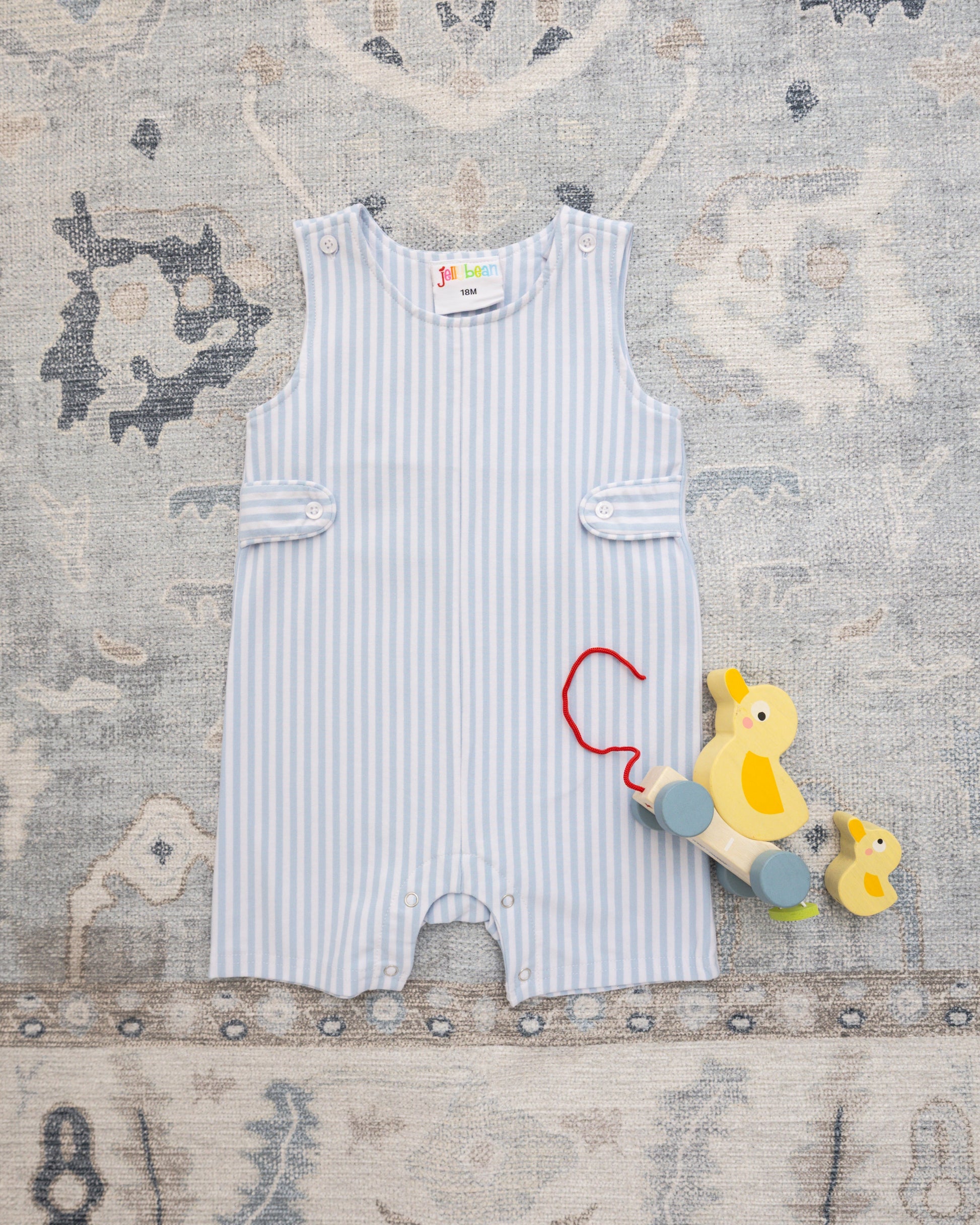 Jellybean Tucker Tab Jon Jon- Light Blue Medium Stripe - Persnickety Shop