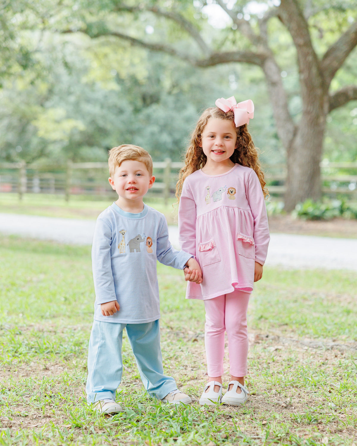 Jellybean by Smock Candy Zoo Crew Ruffle Pocket Pants Set - Persnickety Shop