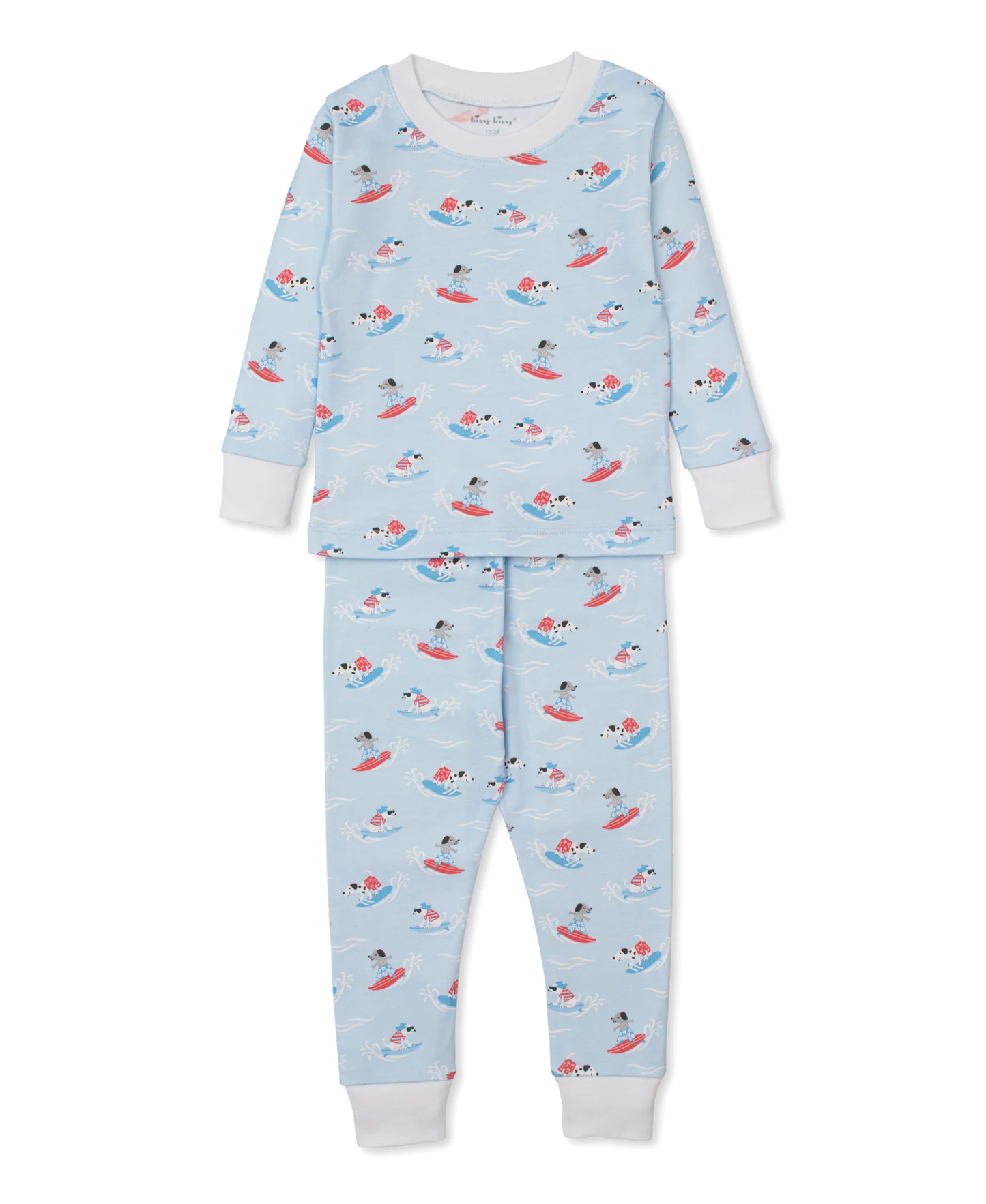 Kissy Kissy PJs  Beach Pups- LONG SLEEVE - Persnickety Shop