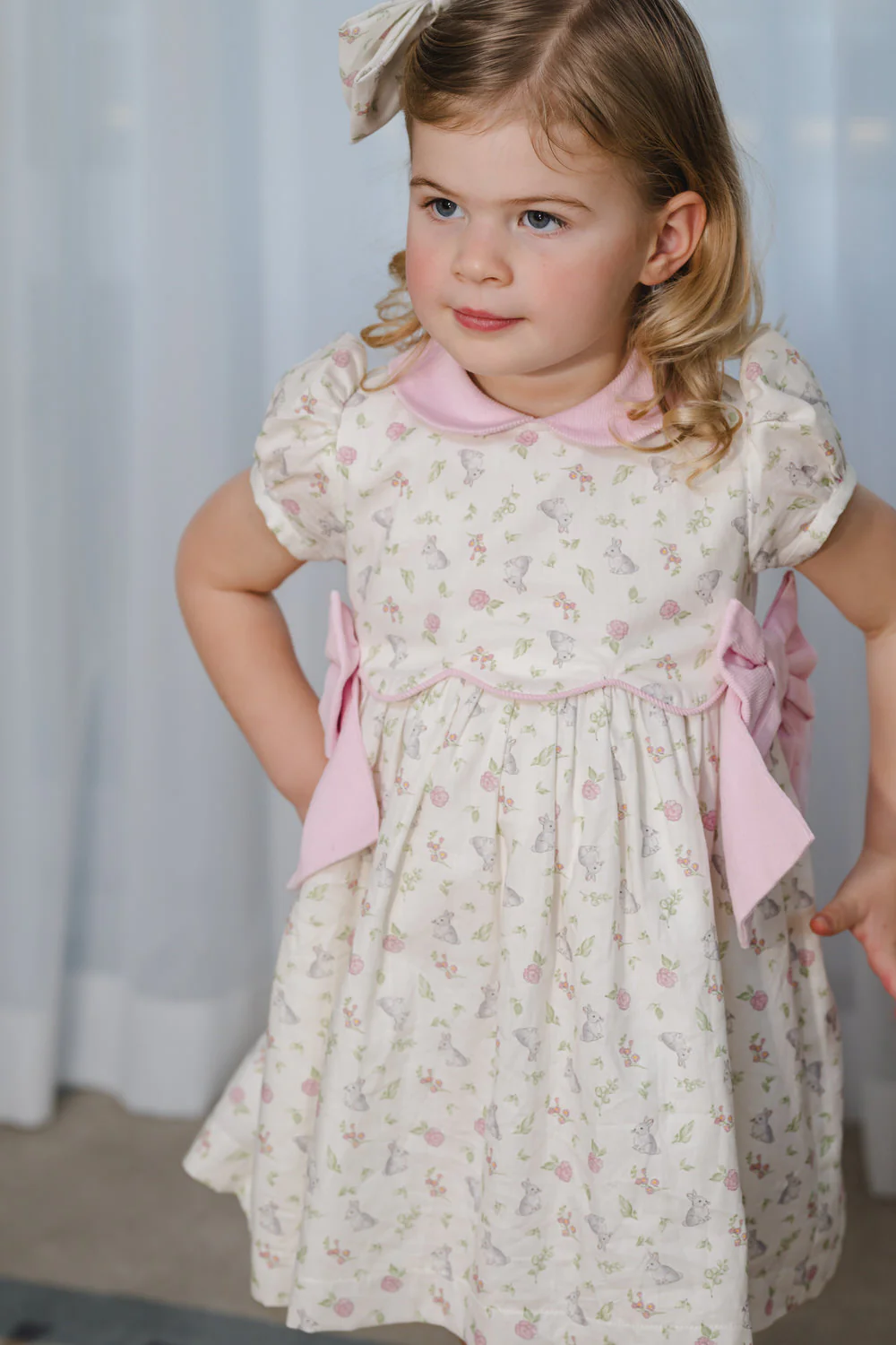 Sal & Pimenta Marshmallow Bunnies Dress - Persnickety Shop