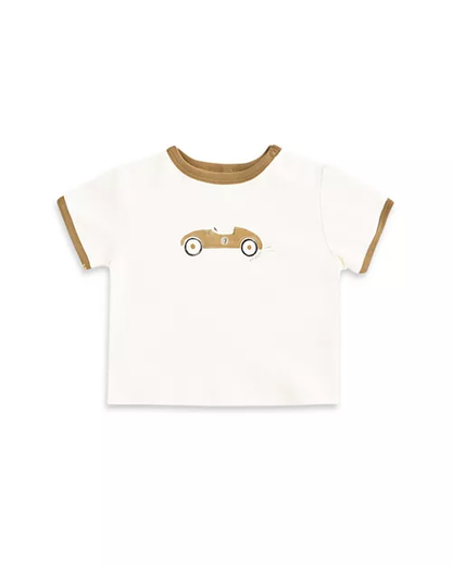 Quincy Mae RINGER TEE RACE CAR - Persnickety Shop