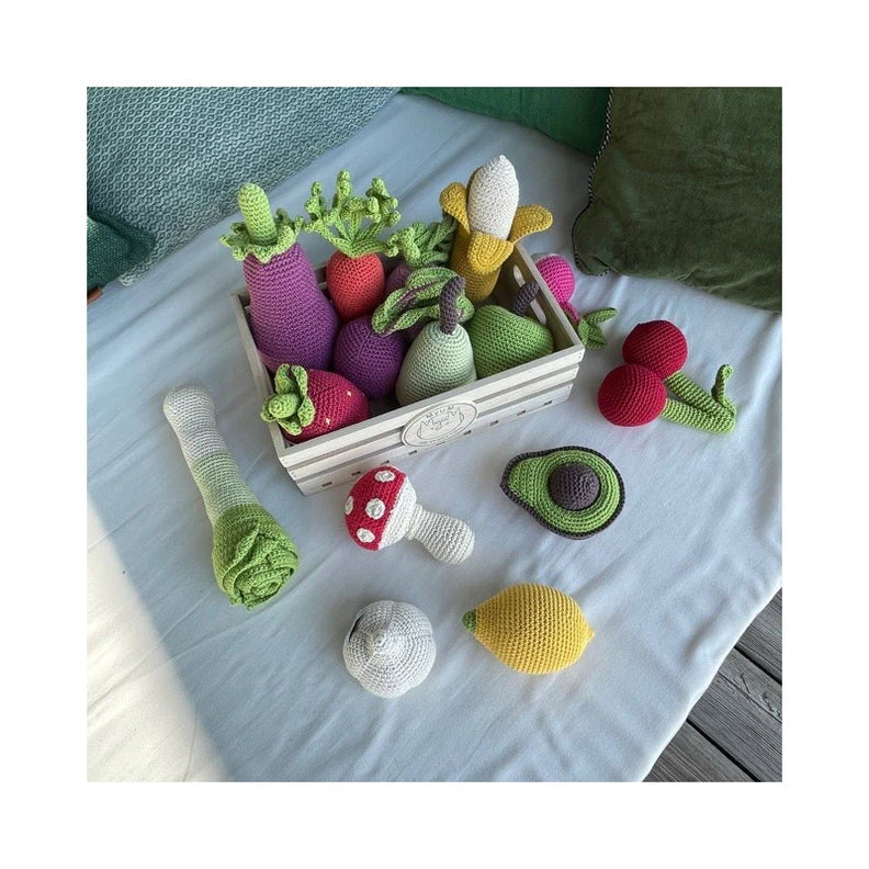 MyuM Veggy Rattles Without eyes - Persnickety Shop