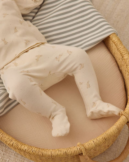 Wrap Top + Footed Pant Set || Bunnies - Persnickety Shop