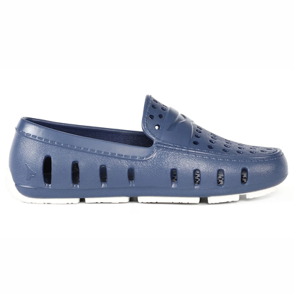 FLOAFERS PRODIGY DRIVER - KIDS- Navy Peony/Bright White - Persnickety Shop
