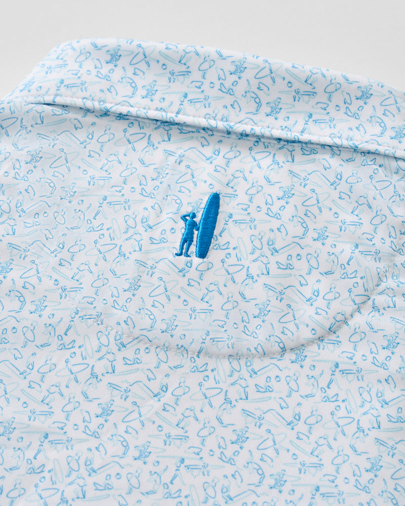Johnnie-O Performance Jr. Jersey Polo - Beach Break - Persnickety Shop