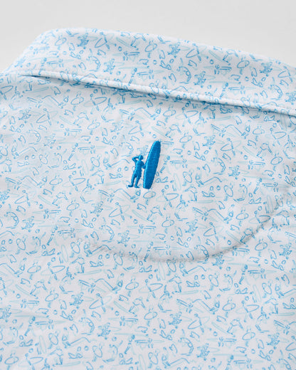 Johnnie-O Performance Jr. Jersey Polo - Beach Break - Persnickety Shop