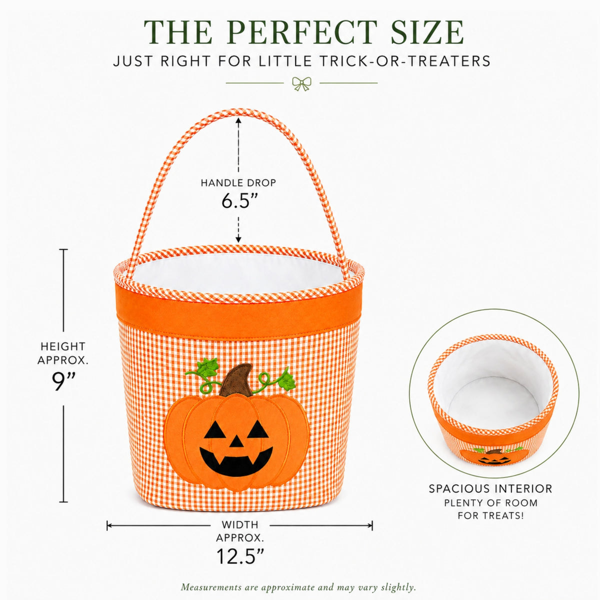 Jack-O-Lantern Trick-Or-Treat Pumpkin Tote