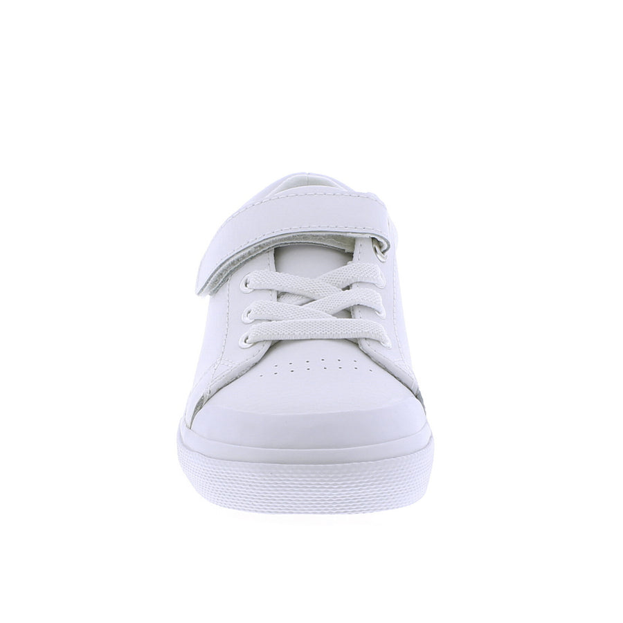 Footmates Jordan Reese Sneaker- White Leather - Persnickety Shop