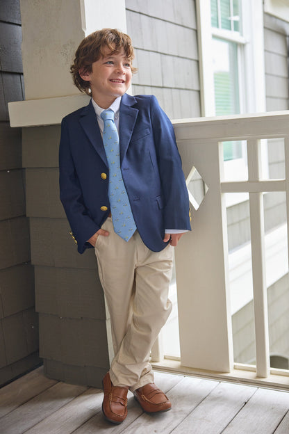 Little English Classic Wool Blazer - Navy