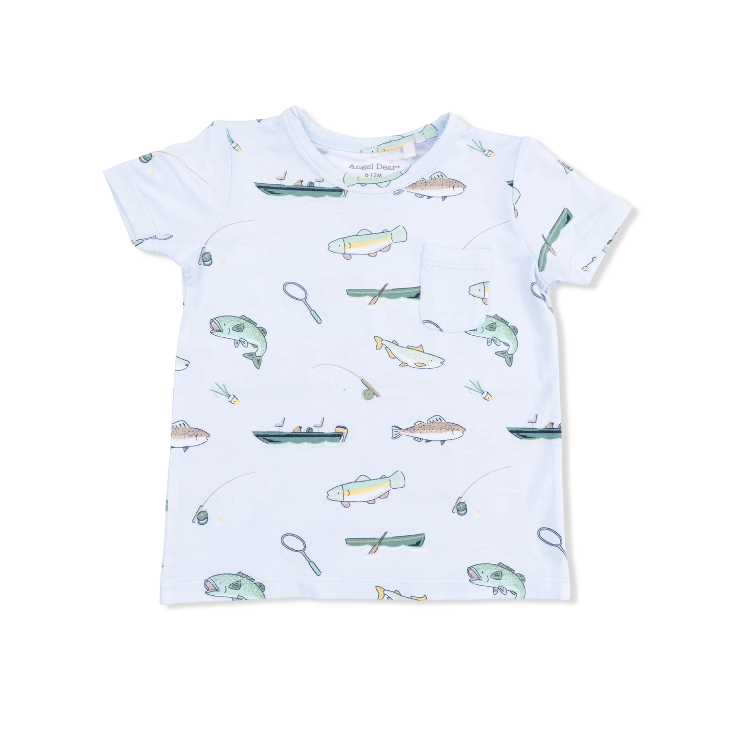 Fishing - Crew Neck Tee with Casual Short - Persnickety Shop
