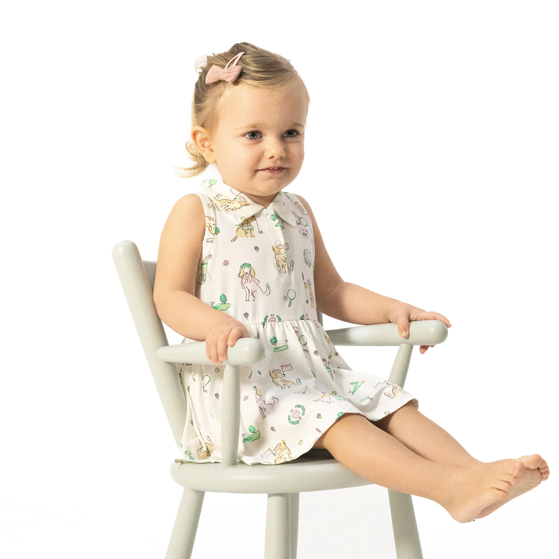 Country Club Dogs Pink - Polo Tennis Dress - Persnickety Shop