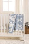 Rocking Horse Chenille Blanket - Persnickety Shop