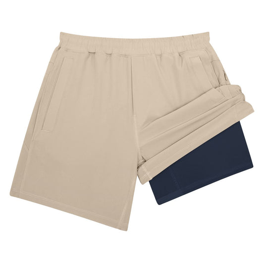 Meripex Khaki Casual Shorts