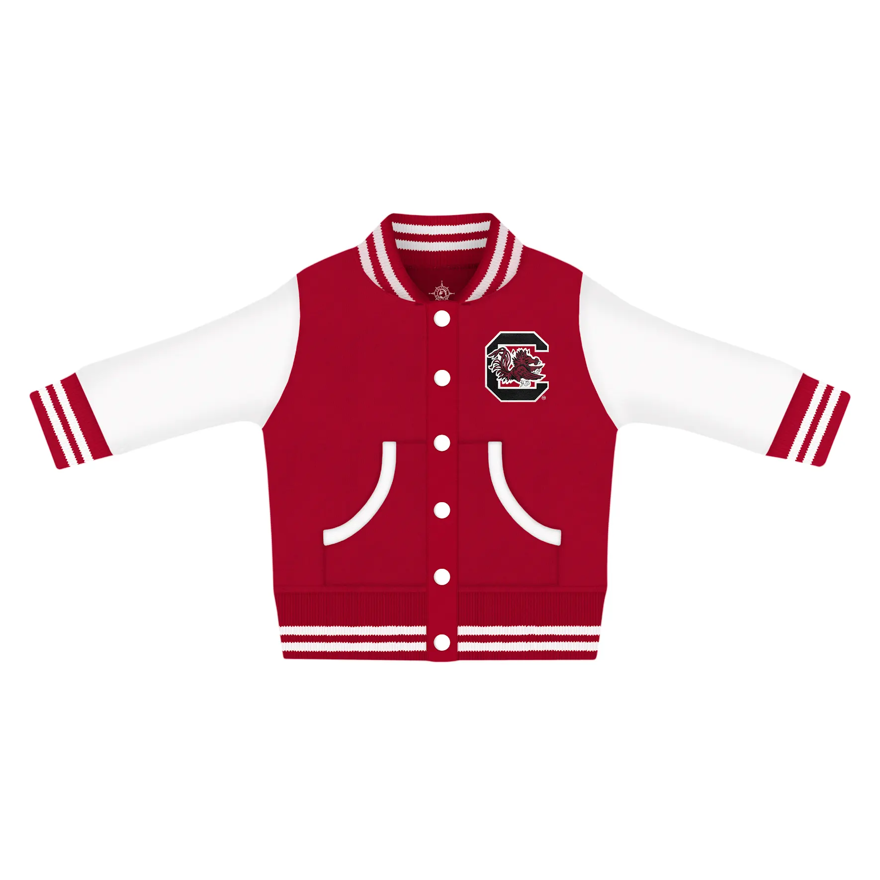 South Carolina Gamecock Garnet Varsity Jacket Kids - Persnickety Shop