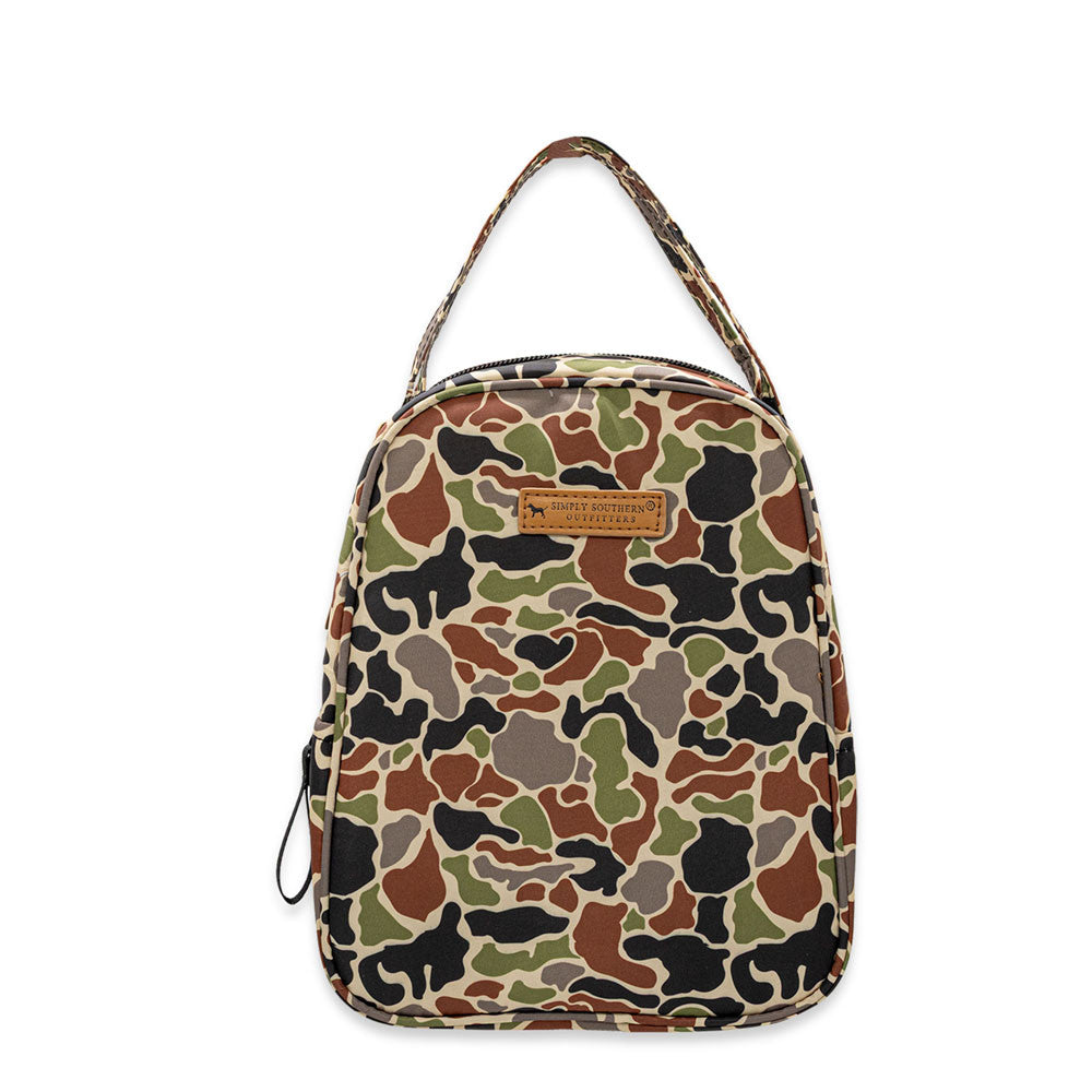 Simply Southern School Lunch Bag Camo- Dark