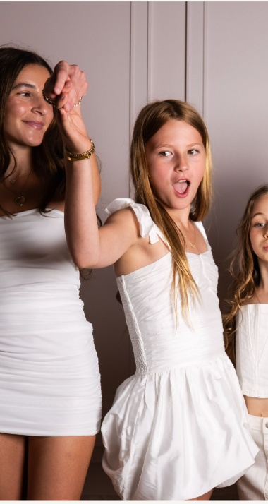 Carolina White Taffeta Dress - Persnickety Shop
