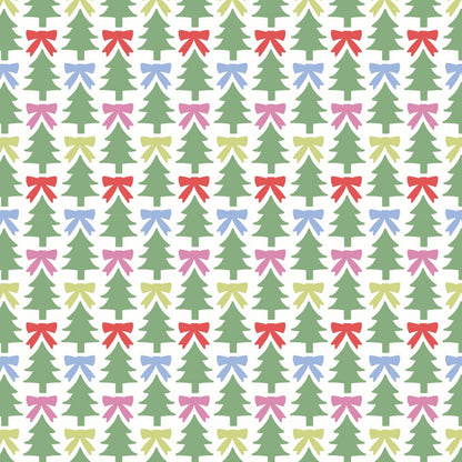 Lila and Hayes Lucy Girls' Romper - Tree Topper Bows