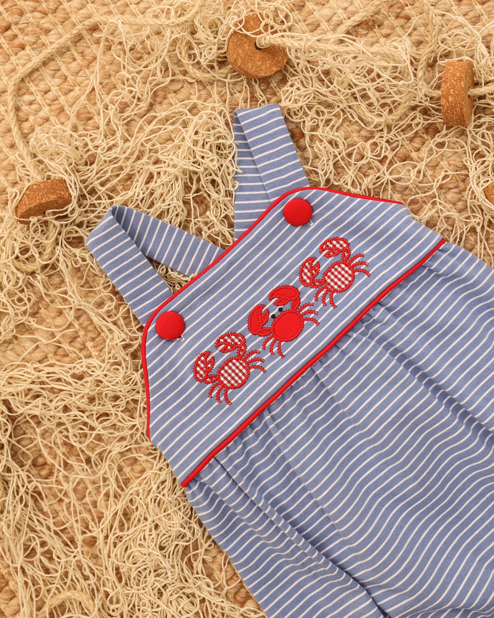Jellybean Boy Coastal Crabs Sunsuit - Persnickety Shop
