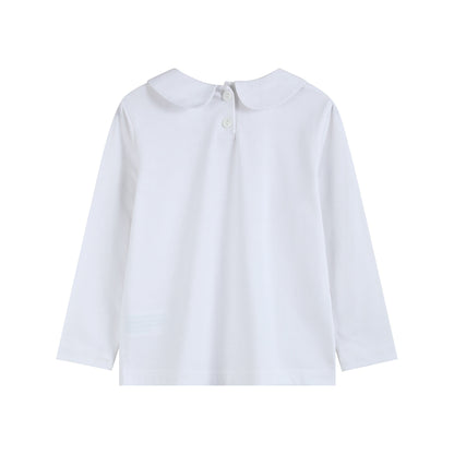 Lil Cactus White Collared Shirt