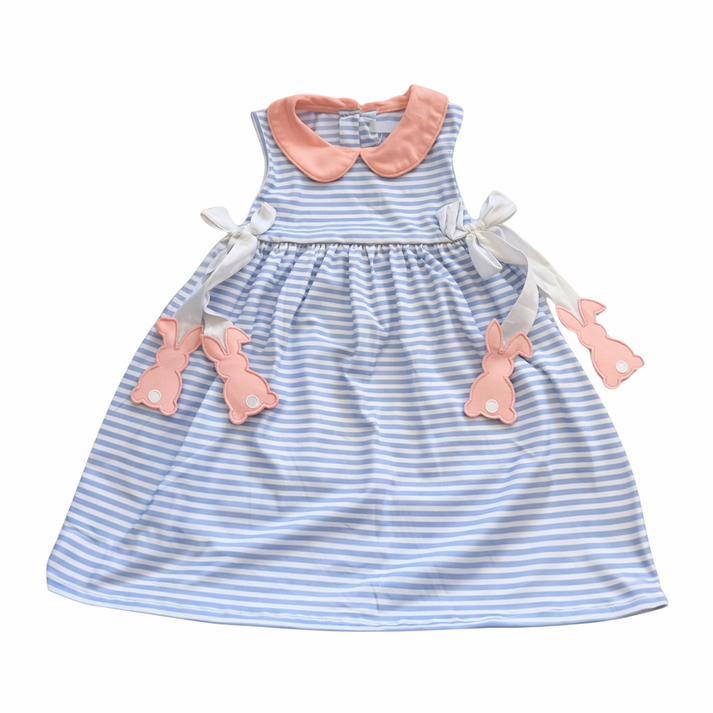 City Beautiful Easter Bunny Side Tag Dress - Persnickety Shop