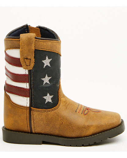 Smoky Mountain Boots- TODDLER STARS AND STRIPES WESTERN BOOTS - SQUARE TOE - Persnickety Shop
